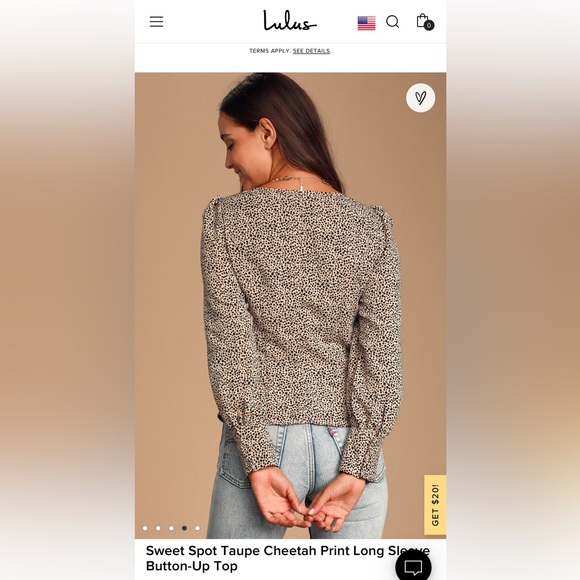 Lulu’s Cheetah Button Up - Picture 2 of 6